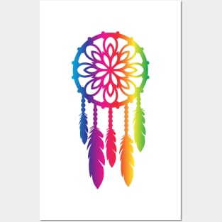 Pride Month Dreamcatcher Dream Catcher LGBTQ Posters and Art